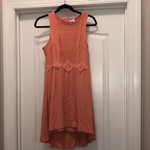 Francescas crochet high low dress